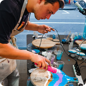 Resin Art Workshop Classes in Orange County