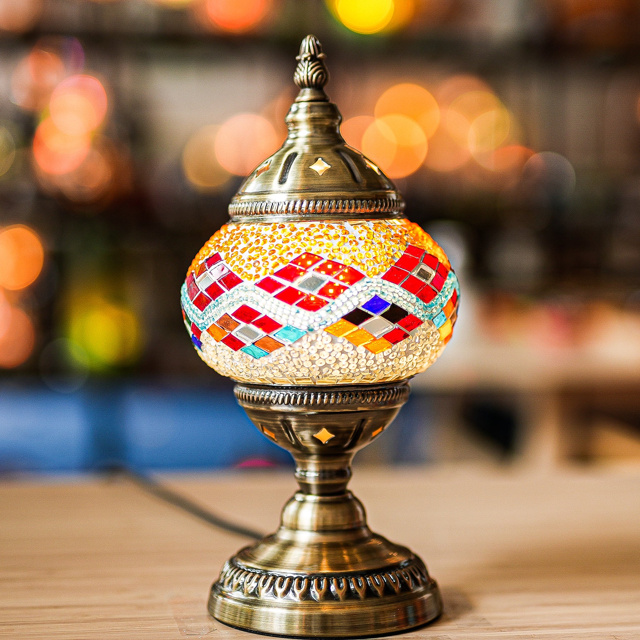 Mosaic lamp design