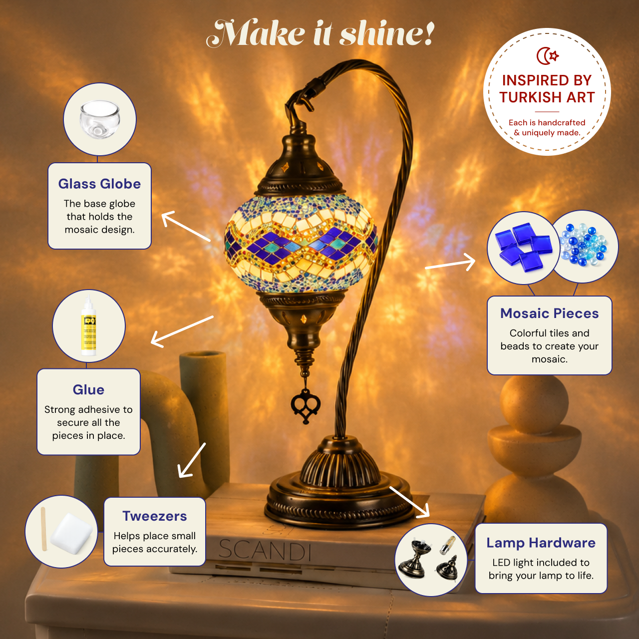 Swan Lamp DIY Kit
